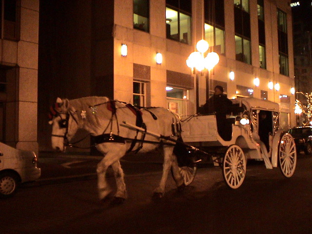 Indianapolis was done up in lights and seasonal festiveness.