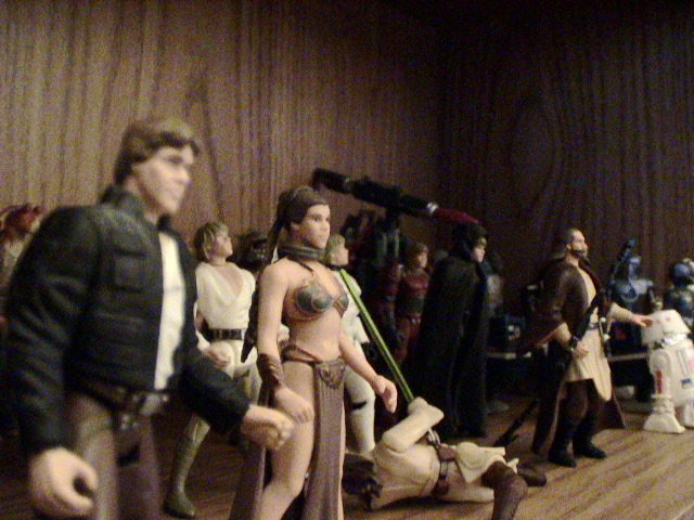 They are HUGE Star Wars collectors.